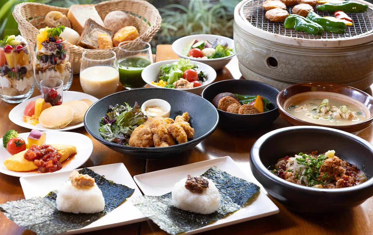 早餐自助餐的料理